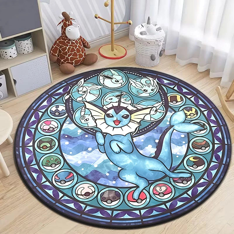 Pokémon Cartoon Round Soft Rug