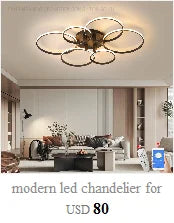 Polished Chrome Modern LED Chandelier