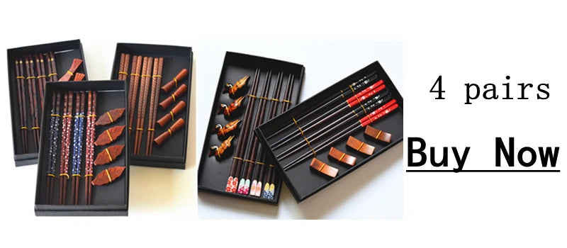 Premium Red Sandalwood Chopsticks Set