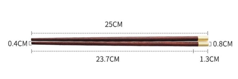 Premium Red Sandalwood Chopsticks Set