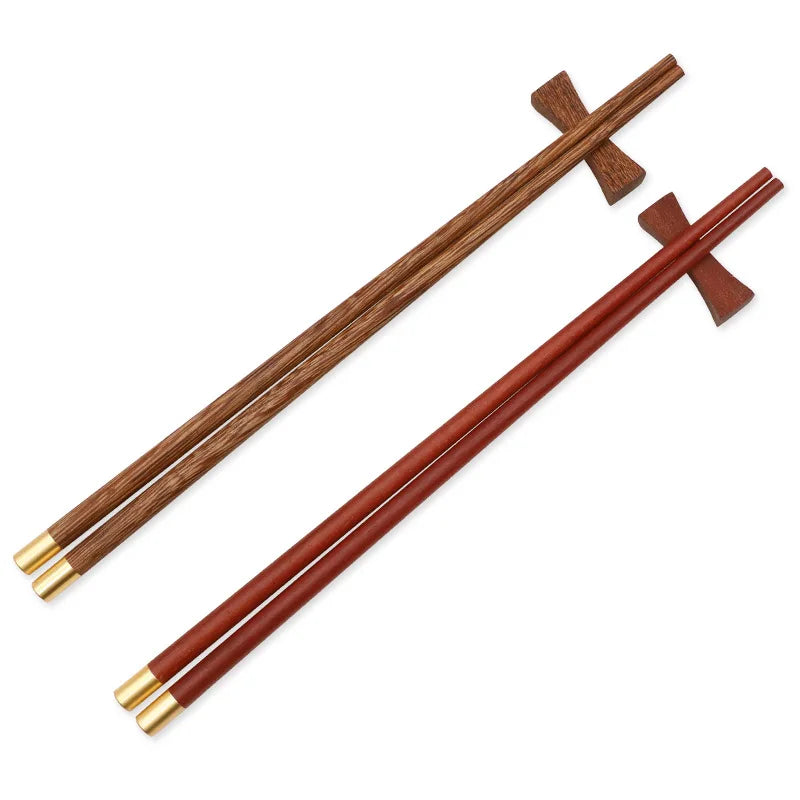 Premium Red Sandalwood Chopsticks Set