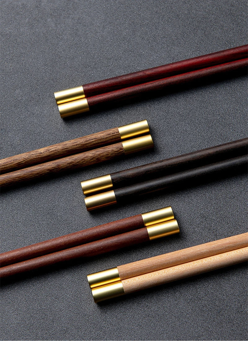 Premium Red Sandalwood Chopsticks Set