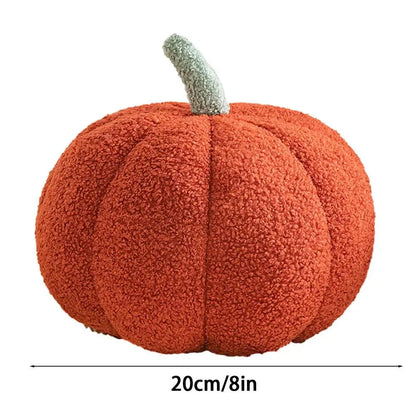 Pumpkin Plush Pillow for Halloween Decor