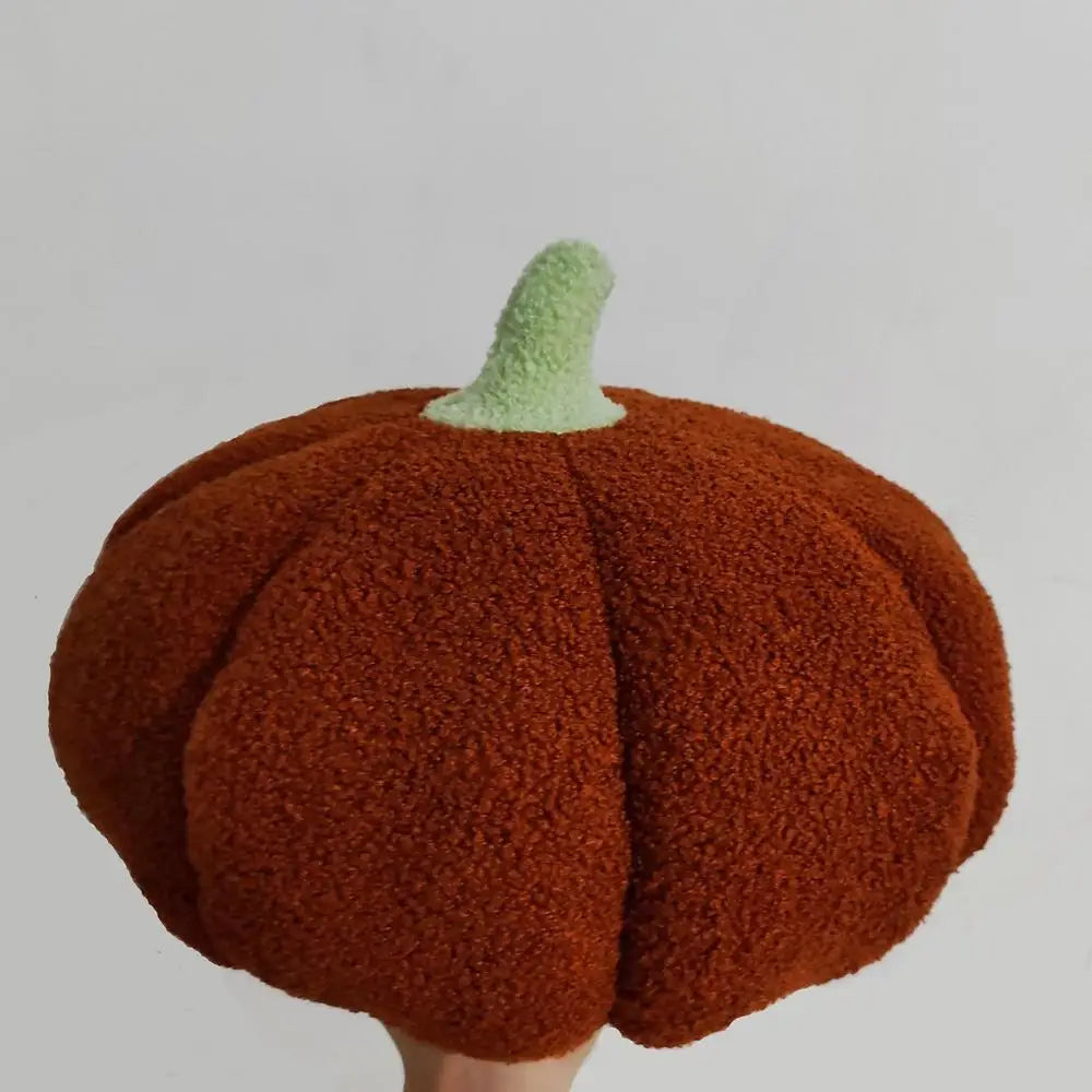 Pumpkin Plush Pillow for Halloween Decor