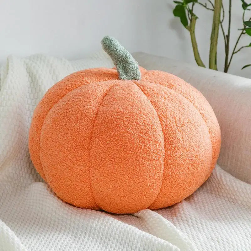 Pumpkin Plush Pillow for Halloween Decor