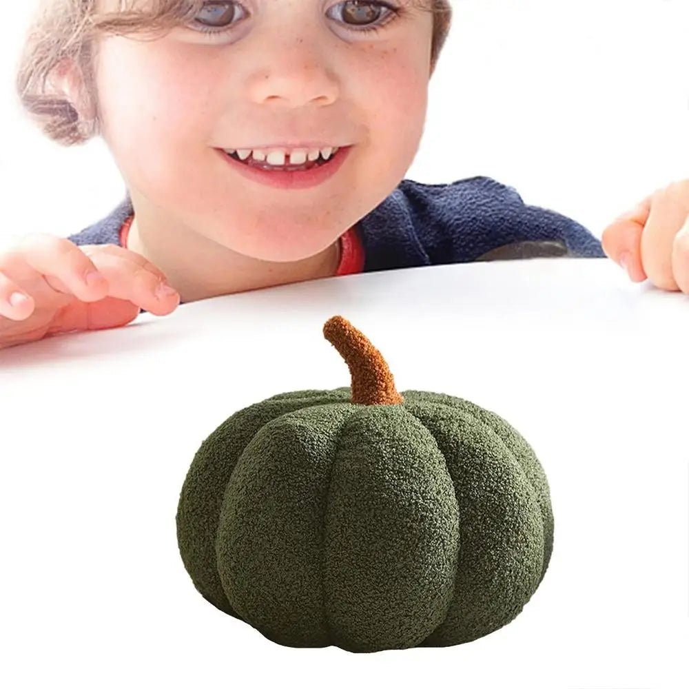 Pumpkin Plush Pillow for Halloween Decor