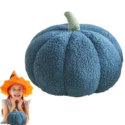 Pumpkin Plush Pillow for Halloween Decor