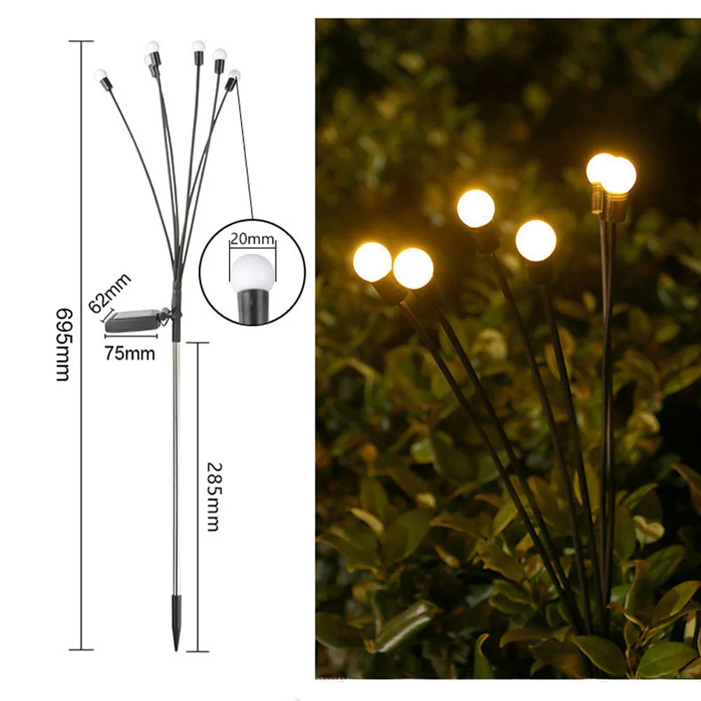 RGB Solar Firefly Landscape Lights