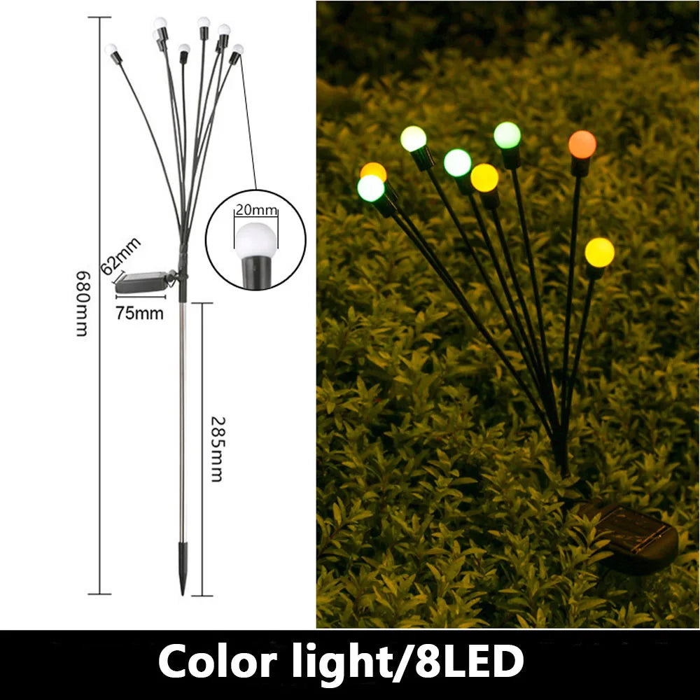 RGB Solar Firefly Landscape Lights