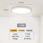 RUNTOIN Modern LED Ceiling Light