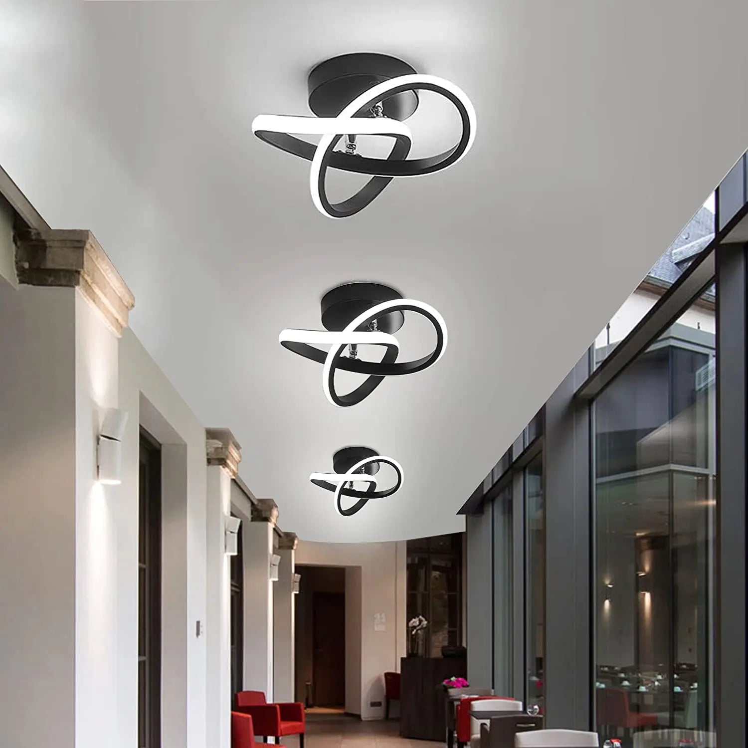 RUNTOIN Modern LED Ceiling Light