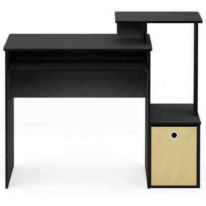 RUO WOOD Black/Brown Multipurpose Desk