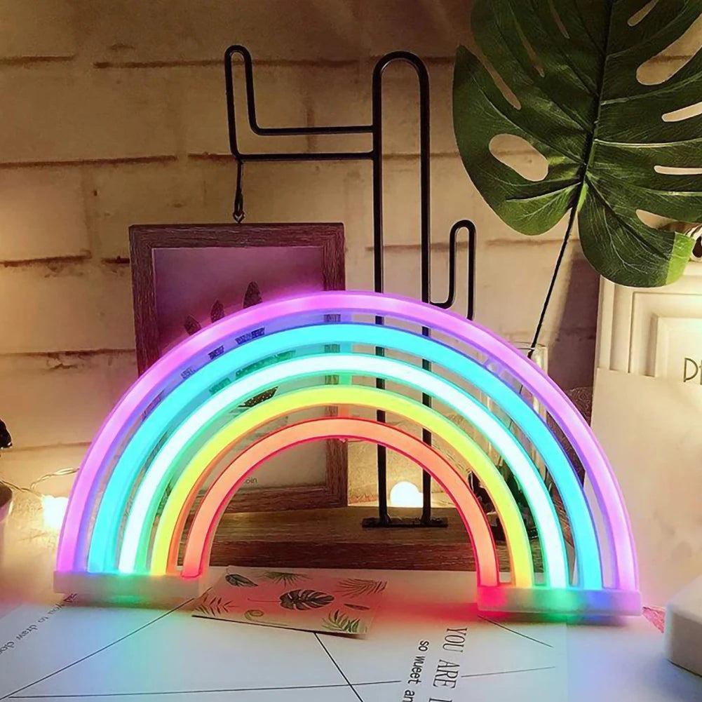 Rainbow LED Neon Sign Light