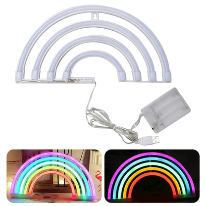 Rainbow LED Neon Sign Light