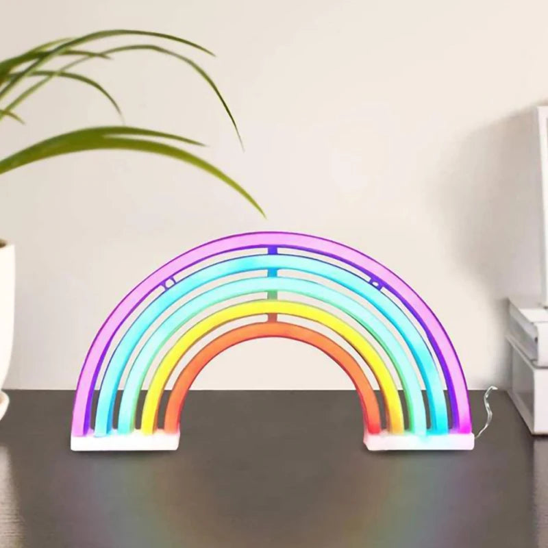 Rainbow LED Neon Sign Light