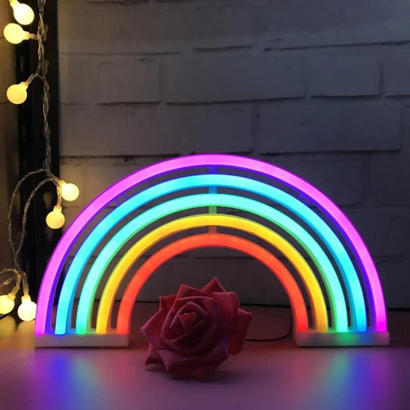 Rainbow LED Neon Sign Light