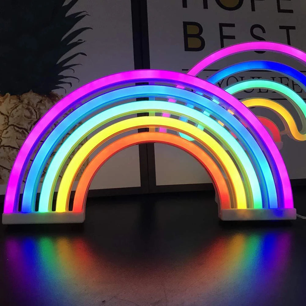 Rainbow LED Neon Sign Light