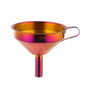 Rainbow Stainless Steel Funnel with Strainer