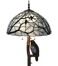 Ravens Moonlight Tiffany Floor Lamp