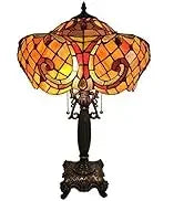 Ravens Moonlight Tiffany Floor Lamp