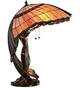 Ravens Moonlight Tiffany Floor Lamp