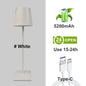 Rechargeable Aluminum Desk Lamp - 5200mAh