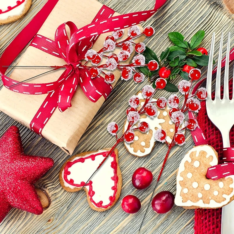 Red Berry Snowflake Christmas Decor