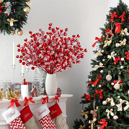 Red Berry Snowflake Christmas Decor