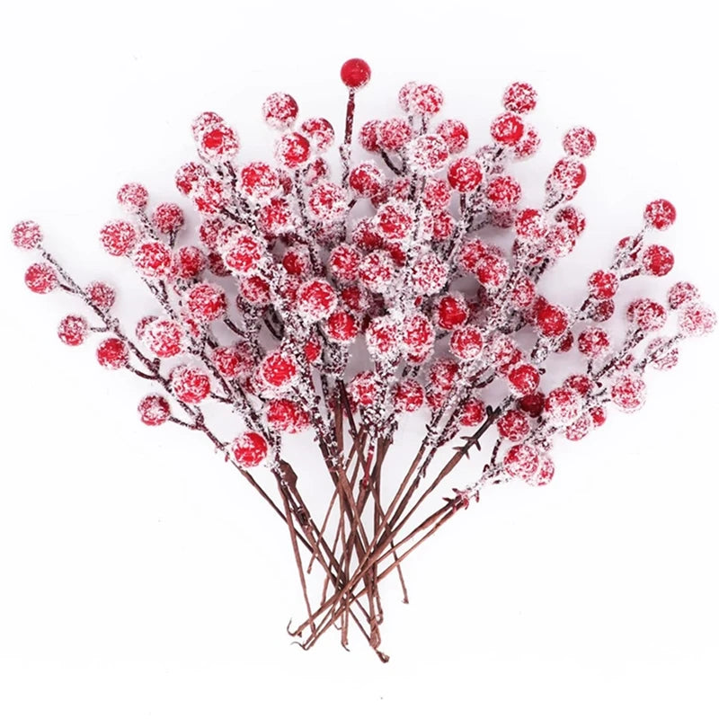 Red Berry Snowflake Christmas Decor