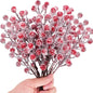 Red Berry Snowflake Christmas Decor