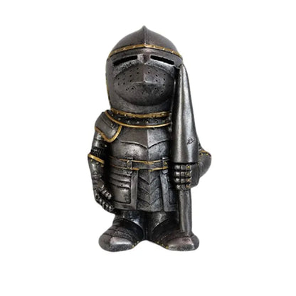 Resin Knight Gnome Garden Statue