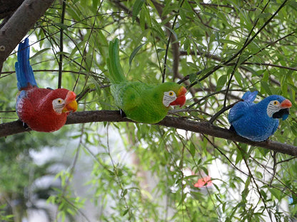 Resin Parrot Wall Decor Sculpture