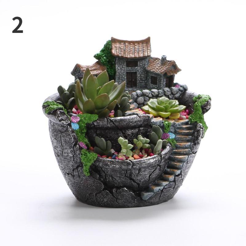 Resin Succulent Planter for Home