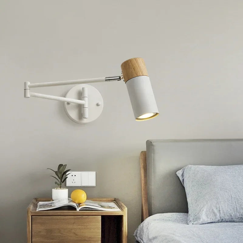 Retractable LED Modern Wall Lamp