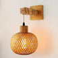 Retro Bamboo Wall Lamp – Rattan Lighting