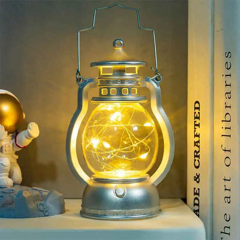 Retro Flameless Candle Holder Lantern