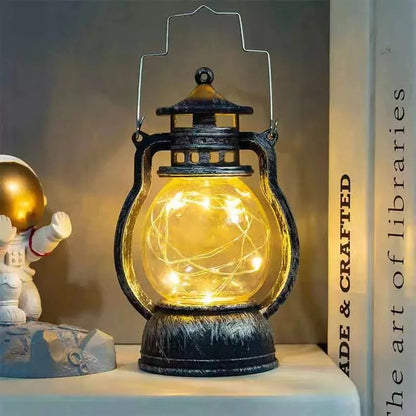 Retro Flameless Candle Holder Lantern