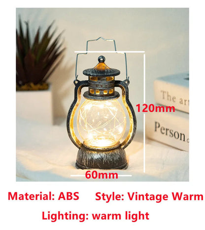 Retro Flameless Candle Holder Lantern