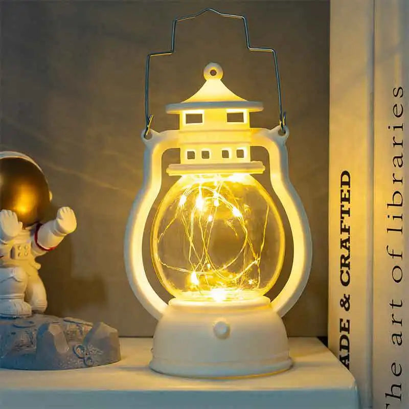 Retro Flameless Candle Holder Lantern