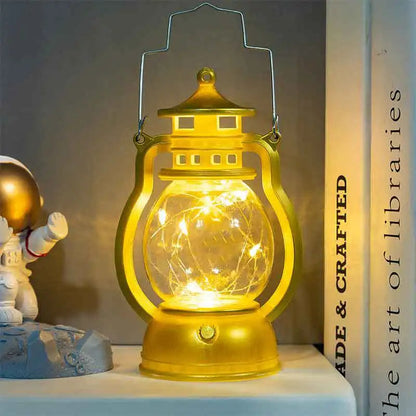 Retro Flameless Candle Holder Lantern