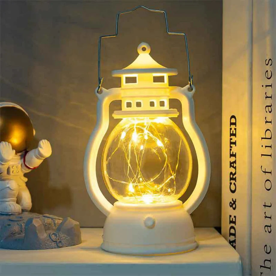 Retro Flameless Candle Lantern Holder