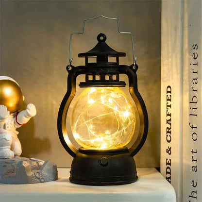 Retro Flameless Candle Lantern Holder