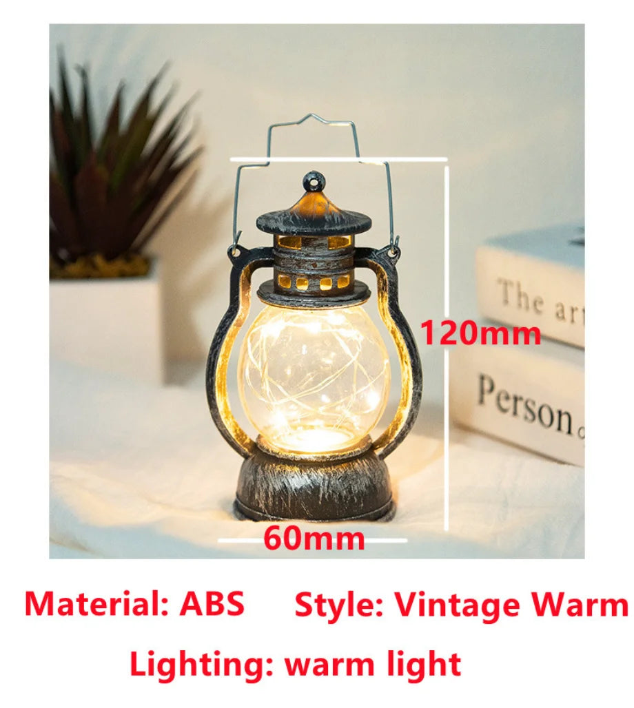 Retro Flameless Candle Lantern Holder