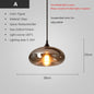 Retro Glass Pendant Light - E27