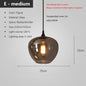 Retro Glass Pendant Light - E27