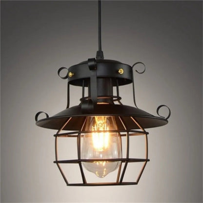 Retro Industrial Chandelier Pendant Light