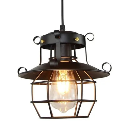 Retro Industrial Chandelier Pendant Light