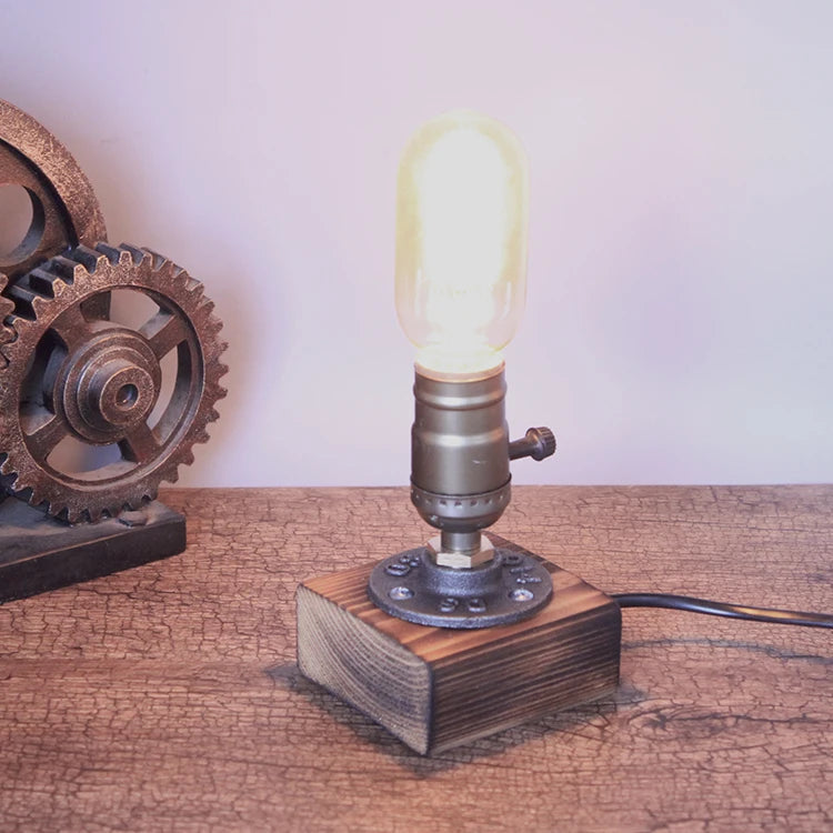 Retro Industrial LED Table Lamp