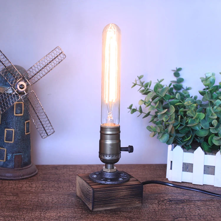 Retro Industrial LED Table Lamp