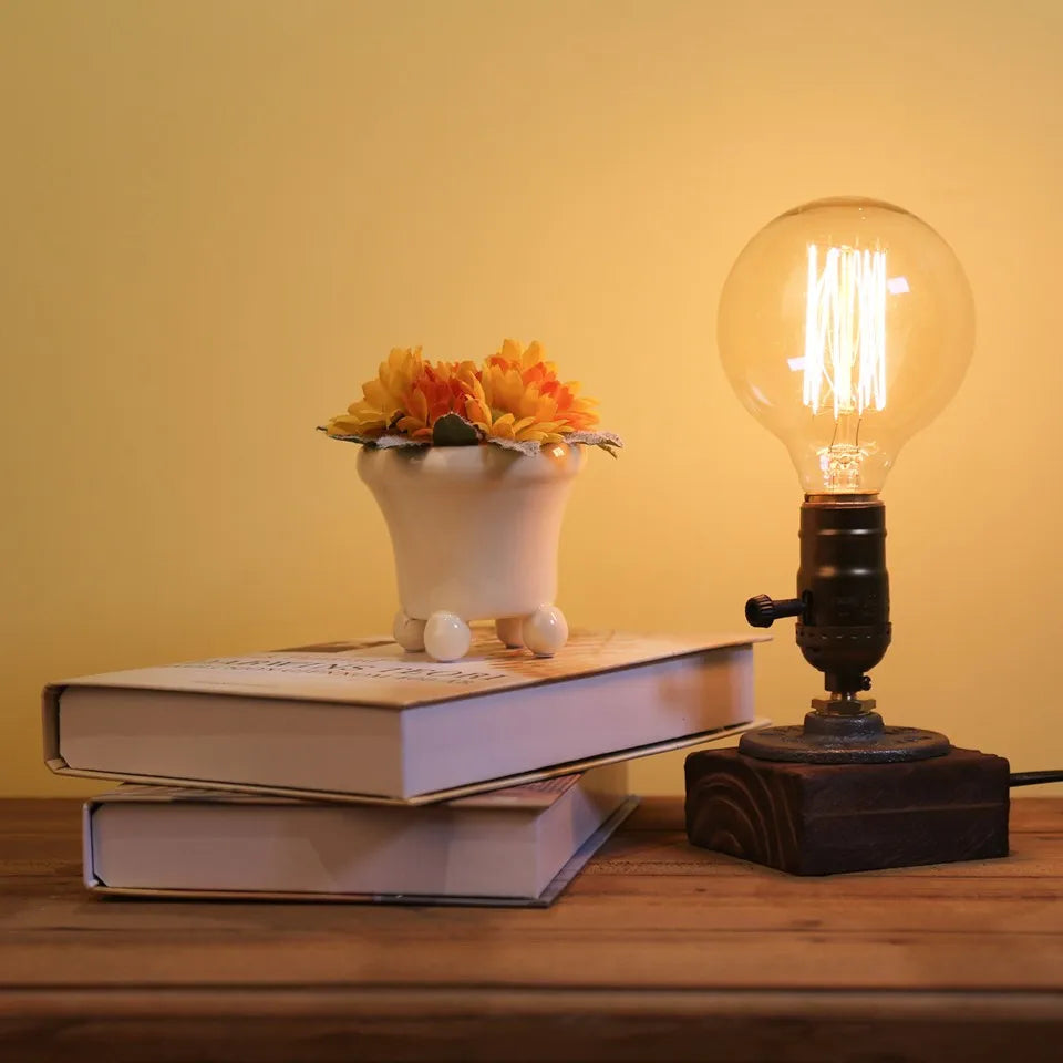 Retro Industrial LED Table Lamp